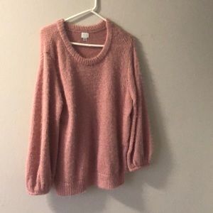 Soft, baby pink sweater from Target